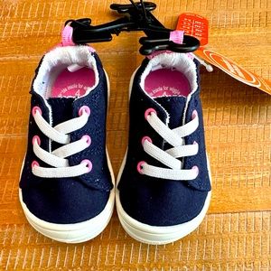 Wonder Nation baby girls sneakers, Size 4